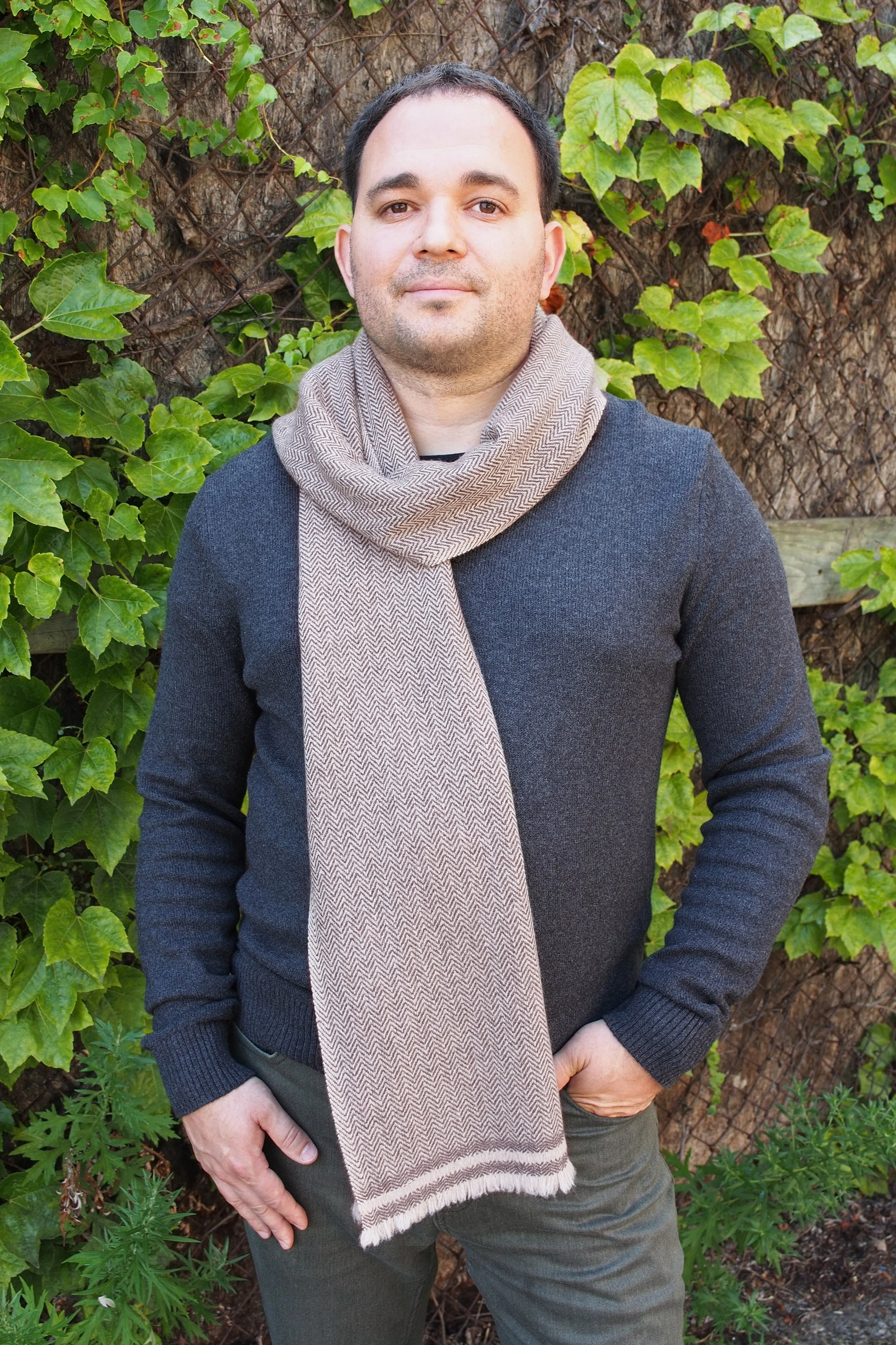 Unisex Cashmere/Merino Wool Herringbone — TWEEDLES